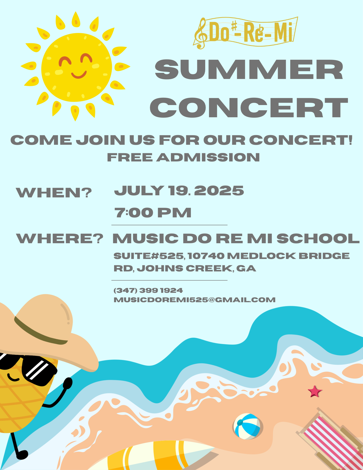 โ๏ธ Summer Concert ๐๏ธ