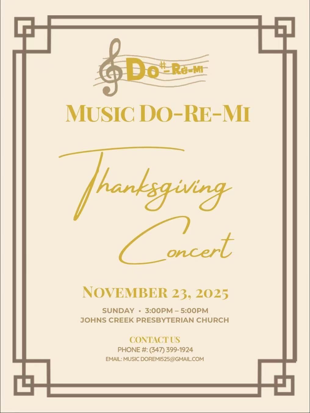 Thanks Giving Concert